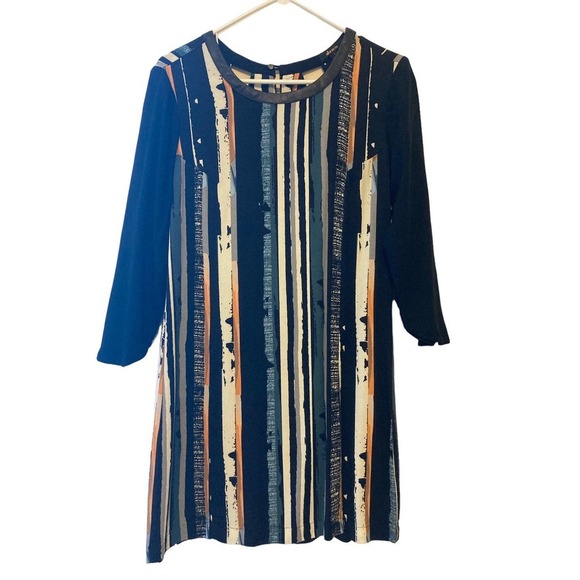 Ella Moss Multi Color Striped Dress - Size S - Picture 1 of 5